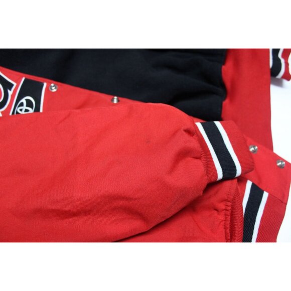 Victory Custom Athletic men's snap front fleece lined baseball varsity jacket M - Picture 12 of 14